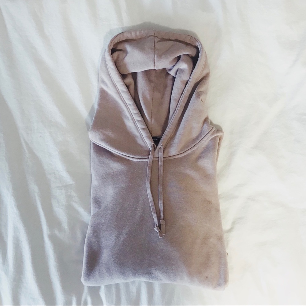 Brandy Melville Crop Hoodie Sweatshirt